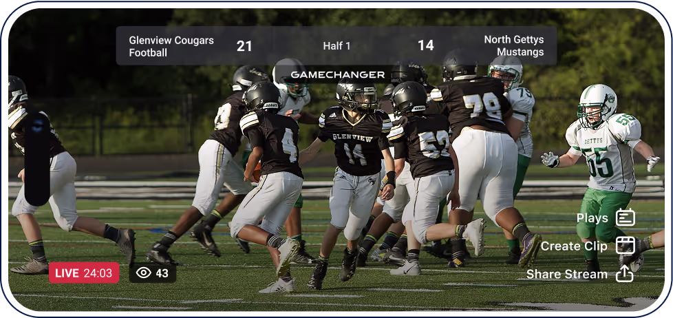 football live streaming features